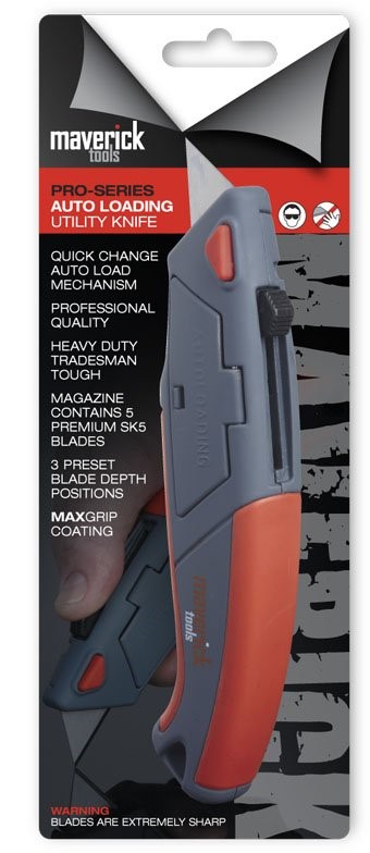 MVRK PRO-SERIES AUTO LOAD UTILITY KNIFE 